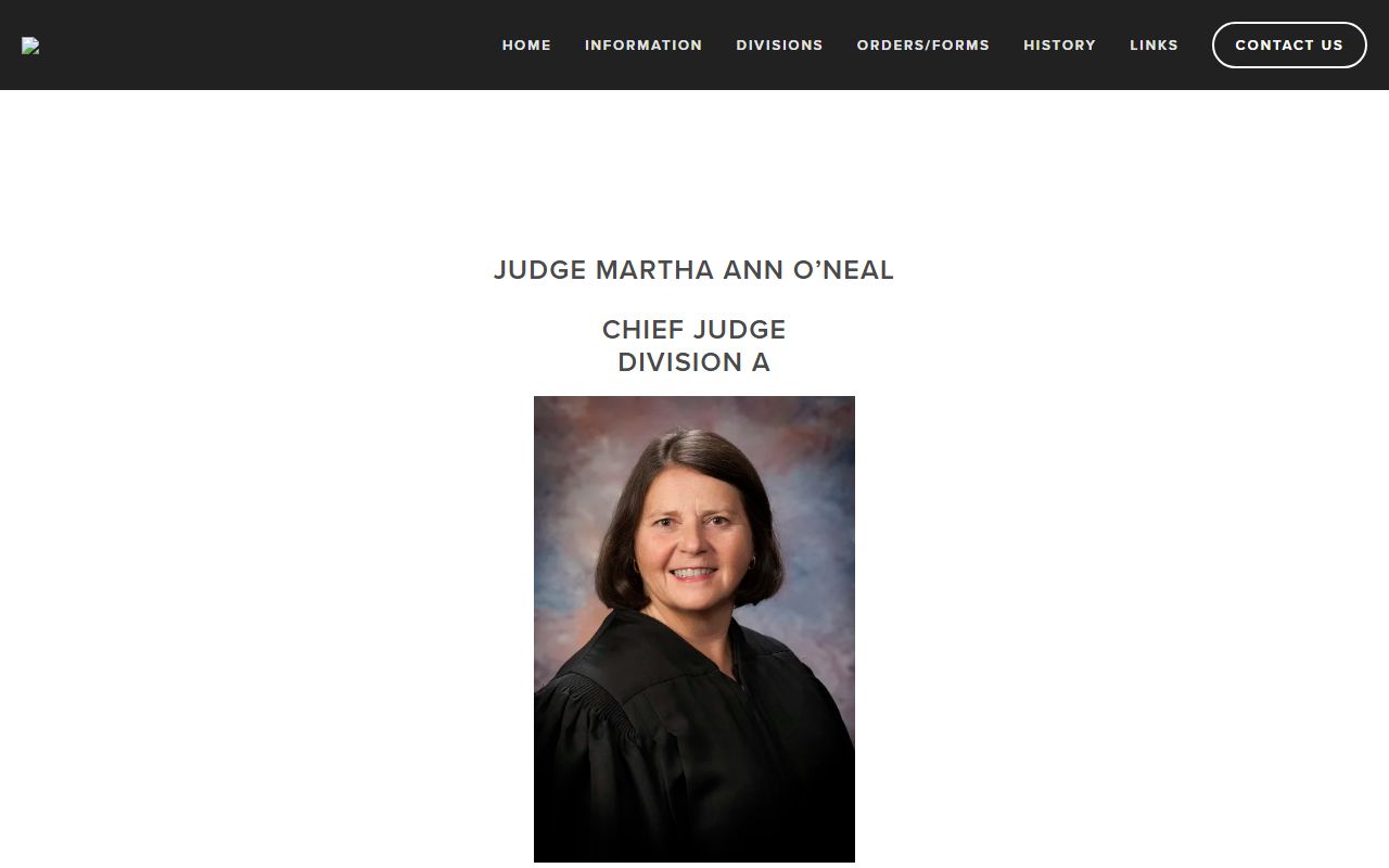 Beauregard Parish District Court Division A judge page